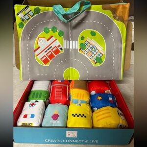 Little City Cars and Carry Playmat Soft Toys  for Baby Boys and Girls Ages 1+